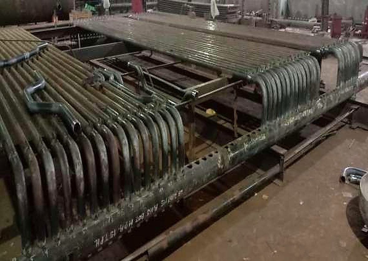 Studded Bed Coil & Panel Assembly — Bed coil and panel assembly